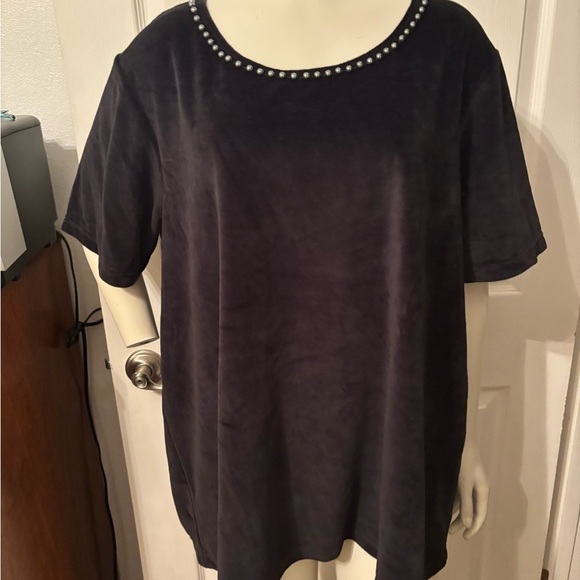 Quacker factory velour top NWOT 2XL - Picture 1 of 5